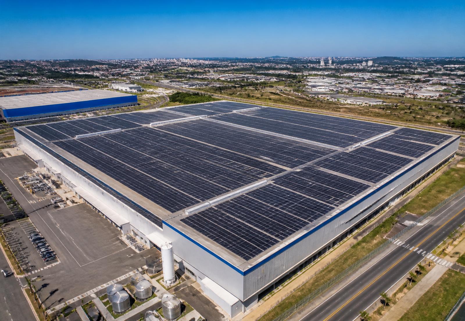Centro Logístico Norte com grande instalação fotovoltaica